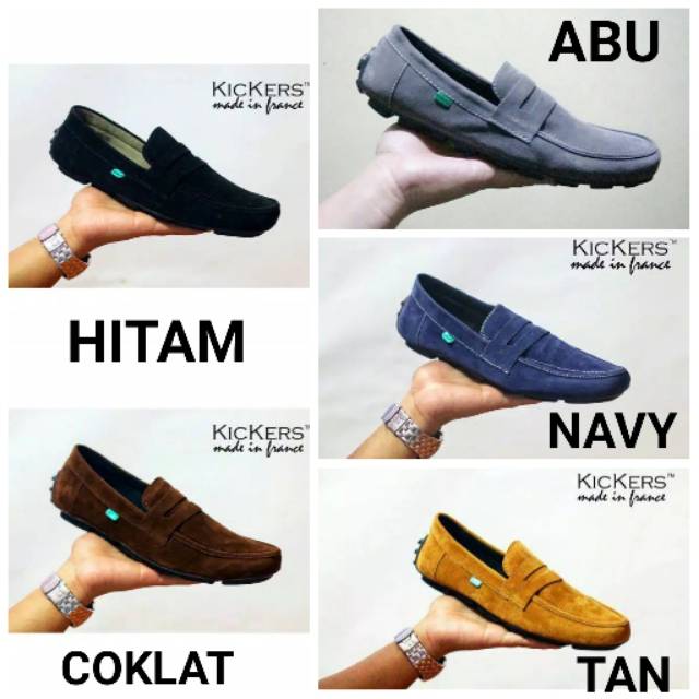 SEPATU SLIP ON PRIA KICKERS JEVLIN SEPATU KASUAL CASUAL COWOK