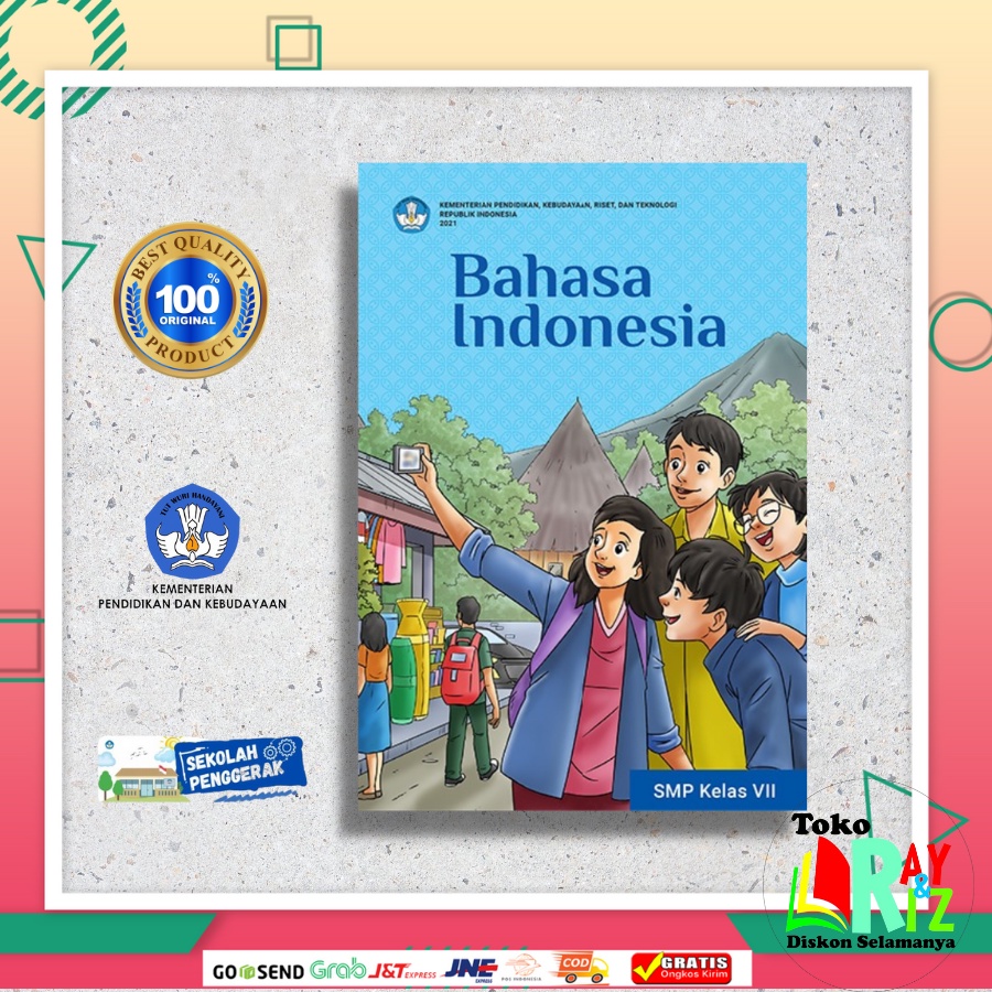 Buku Bahasa Indonesia SMP/MTS Kelas 7 Kurikulum Sekolah Penggerak K21