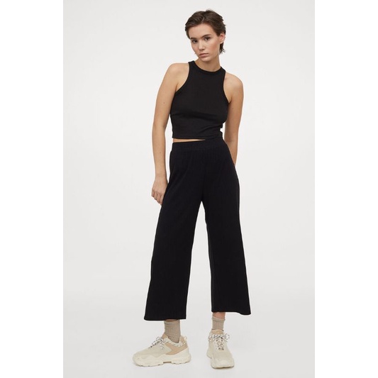 H*M RIB KNIT TROUSERS-ORIGINAL