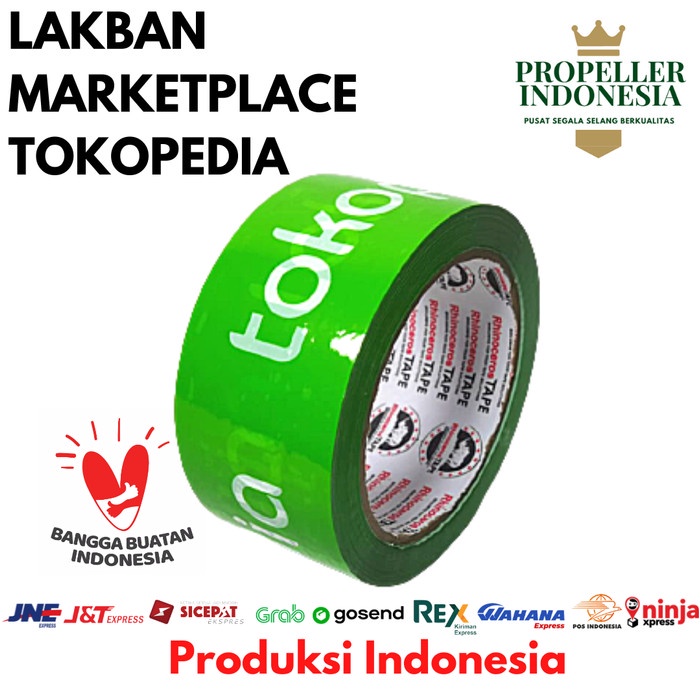 

Star Lakban Marketplace Rhinoceros Tape Packing Marketplace 48X90Yard 2Inci Berkualitas