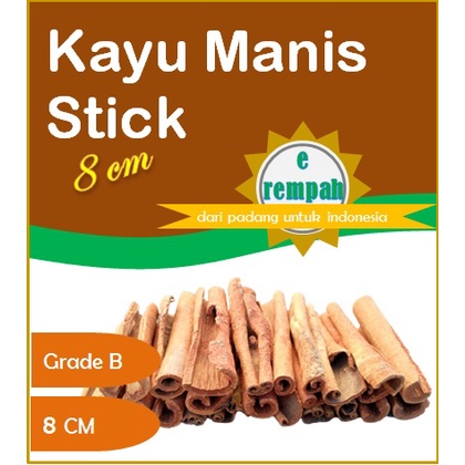 Jual (1kg) Grade Malaysia (B) Kayu Manis Stick Organik Indonesia|Shopee
