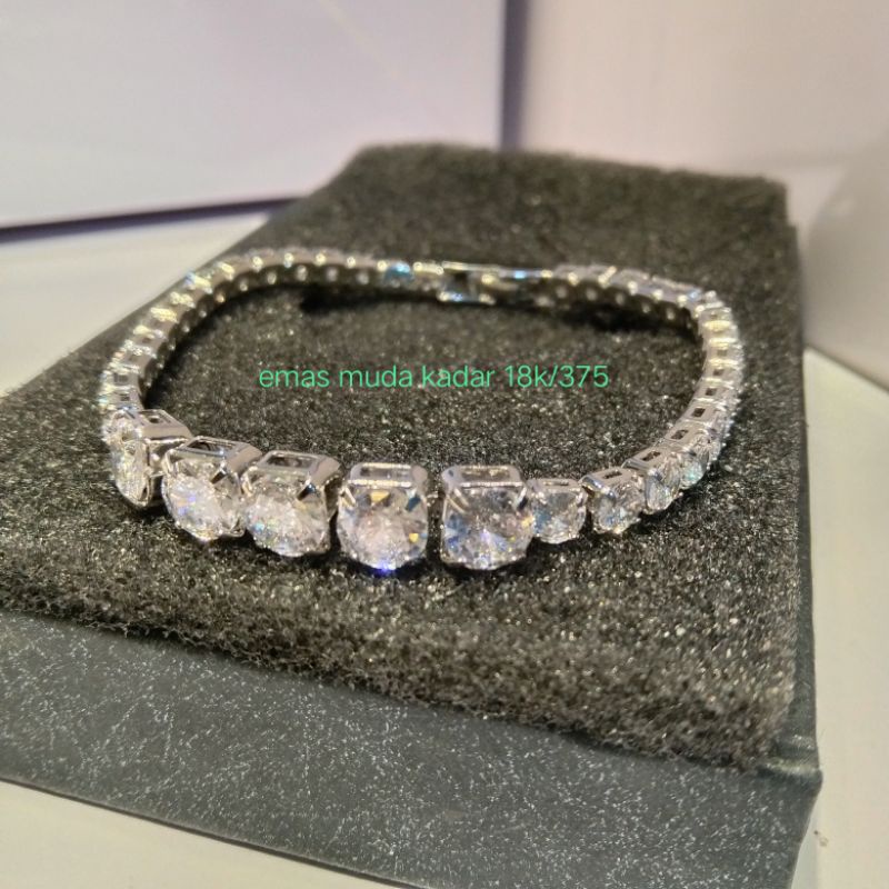 gelang emas muda kadar rendah berat 9gram