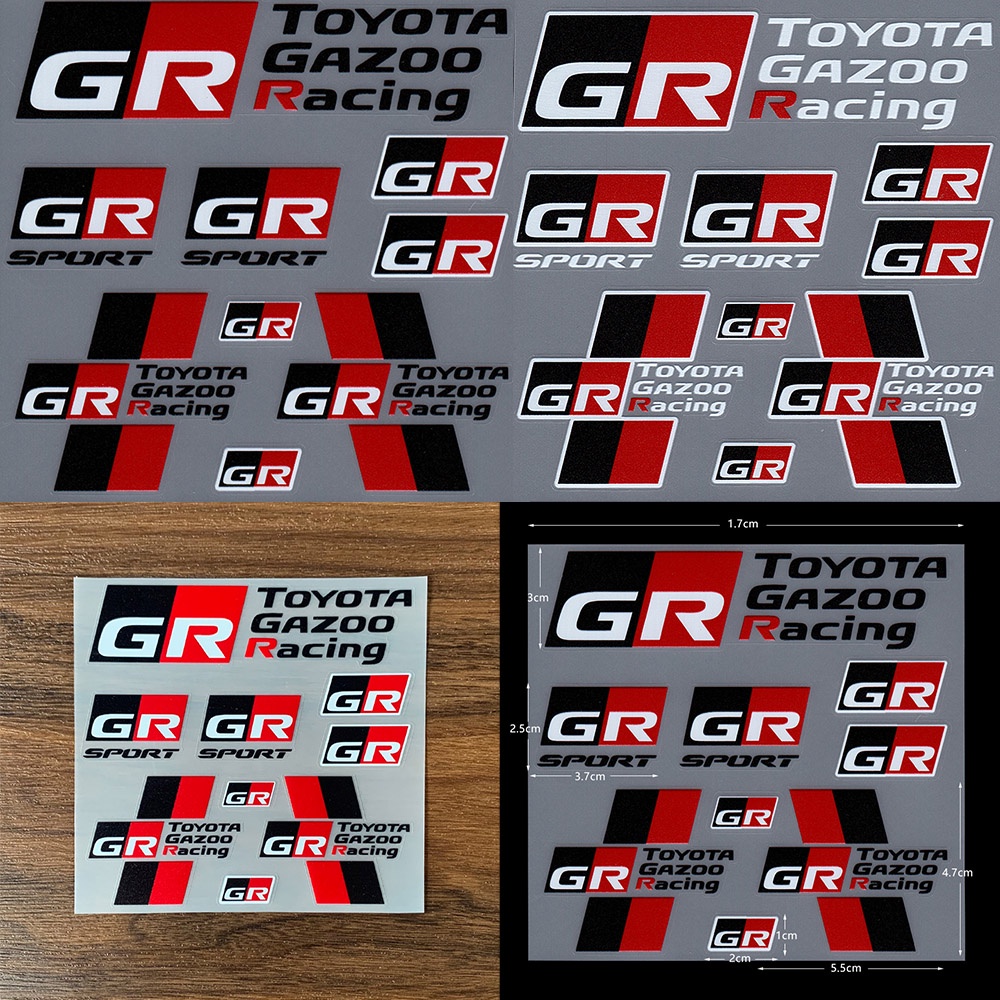 Stiker Reflektif Dekoratif Untuk BRZ / Reiz / 86GT / GAZOO Toyota