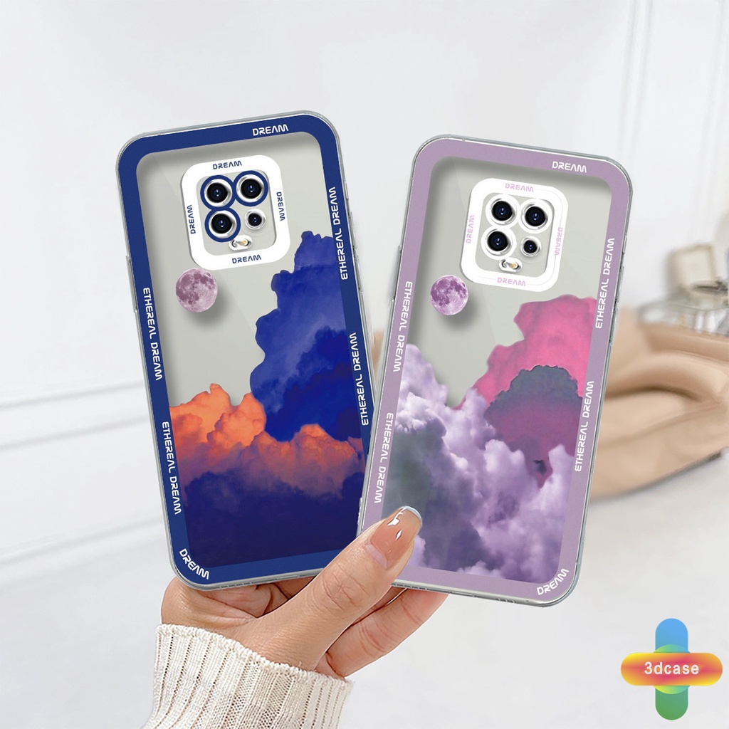 Casing Soft Case Xiaomi Redmi 9C NFC 9A 9i 9T 9AT 9 PRO Power 9ACTIV 10X POCO C3 C31 M2 PRO Redmi Note 9 8 10 10S 9 10 PRO MAX 9S 11  Xiaomi Redmi POCO X3 NFC X3 PRO 10 Prime Ins Colorful Clouds Transparent Case