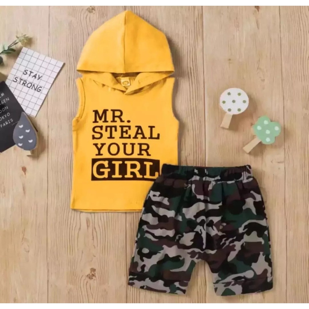 baju anak // stelan anak lekbong MR.STEAL 1-10 tahun