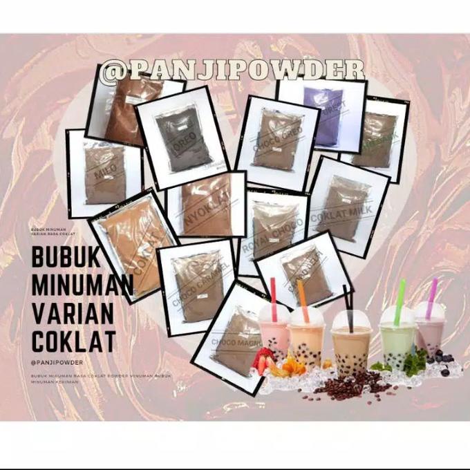

bubuk minuman rasa coklat 25gr serbuk minuman aneka rasa powder minuma