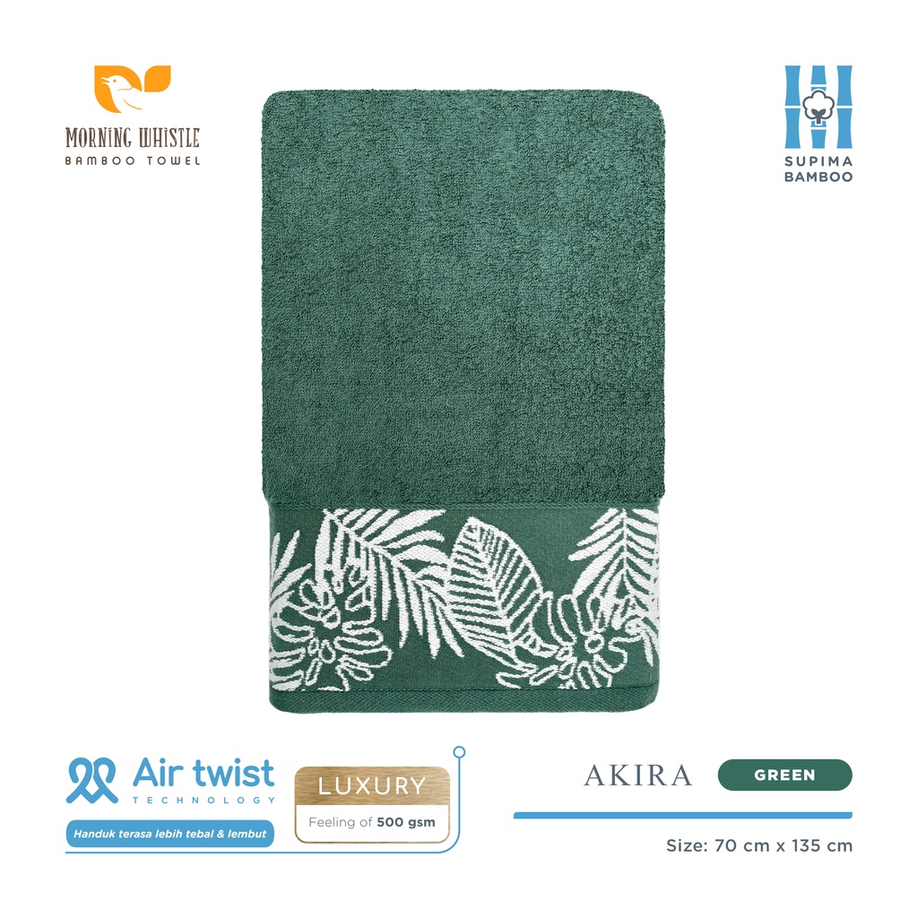 Handuk Mandi Dewasa Terry Palmer Akira Bamboo 70 x 135 cm