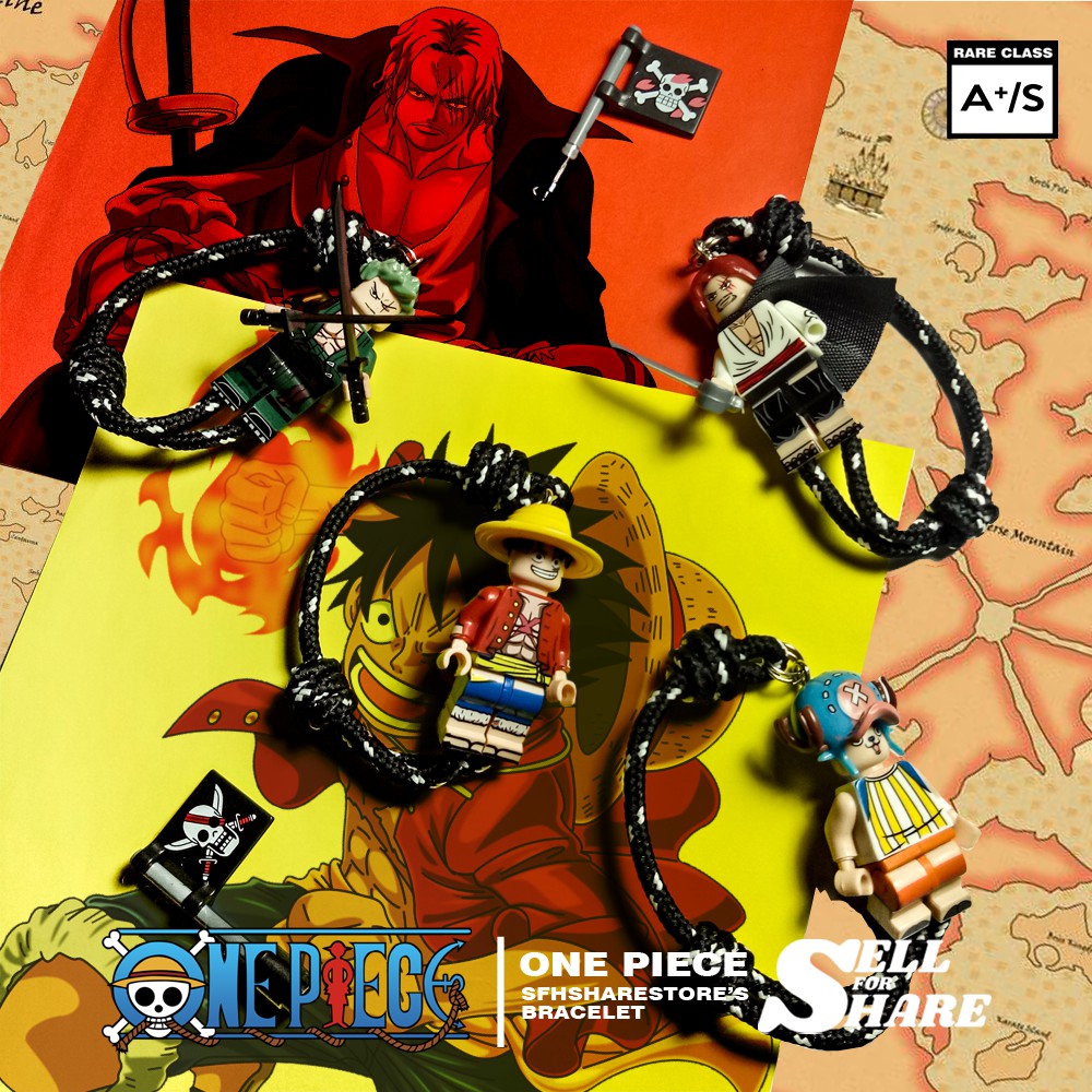 GELANG MINIFIGURE ONE PIECE / LUFFY ZORO SHANKS CHOPPER / GELANG AESTHETIC GELANG MINIFIGURE / VOL.1