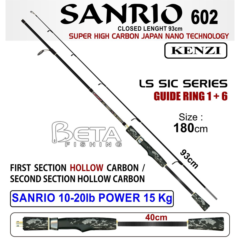 ROD JORAN KENZI SANRIO 10-20 LB