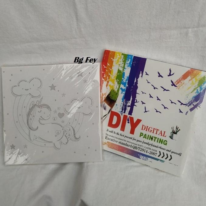 

DIY Lukisan Bahan Kanvas - My Little Pony Termasuk cat air