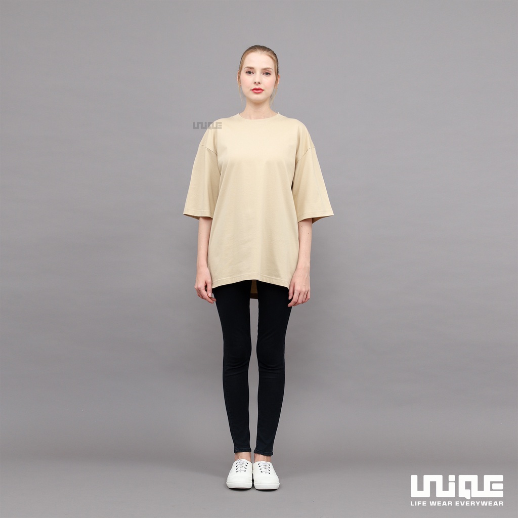 UNIQUE - (Basic Series) Kaos Polos Oversize Basic Chocomilk