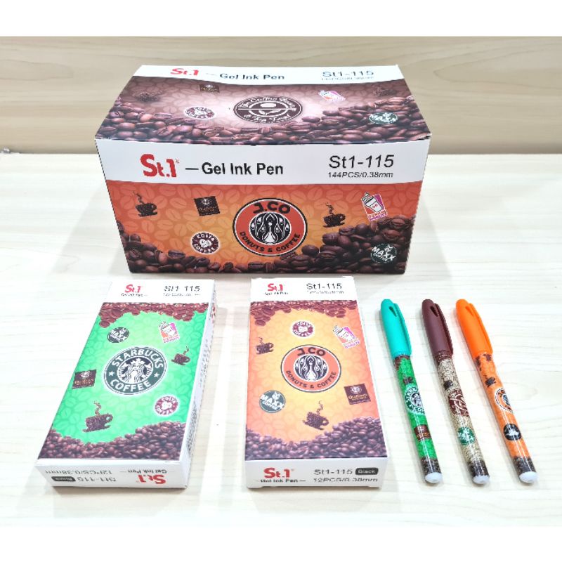 

Gel Pen Starbucks Coffee Donut Isi 12 Pcs