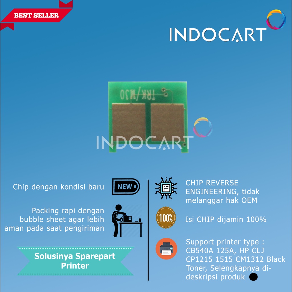 Chip Toner Uni U35 HP 126A 130A 125A 128A 131A 304A 305A 312A