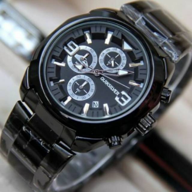 JAM TANGAN QUICKSILVER / Jam Tangan Pria Quicksilver Cronograph Aktif Super Premium