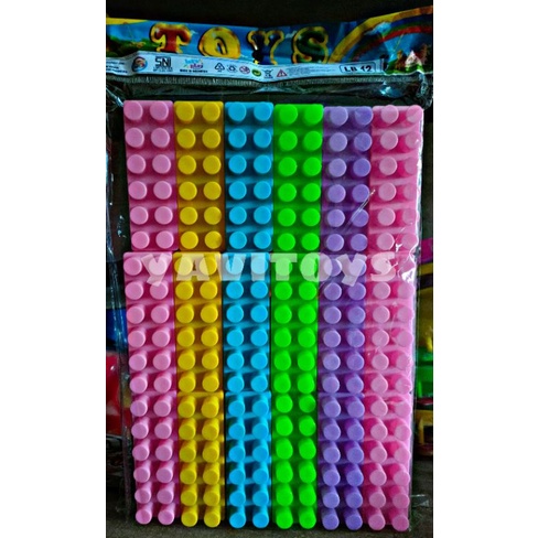 LB 12 MAINAN ANAK EDUKASI LEGO BLOCK BESAR ISI 18 PCS / LEGO BLOCK BESAR