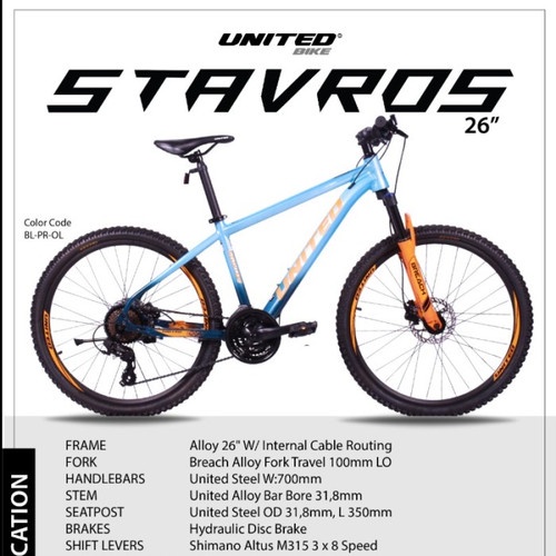 Sepeda MTB 26 inch United STAVROS