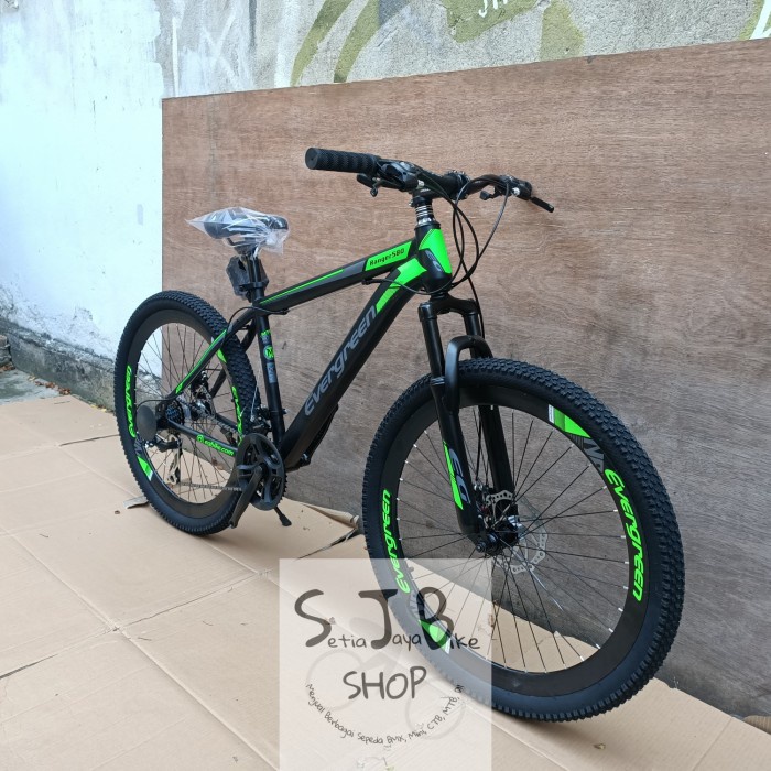 KHUSUS GOJEK/GRAB Sepeda Gunung MTB EVERGREEN RANGER 580 26 Inch