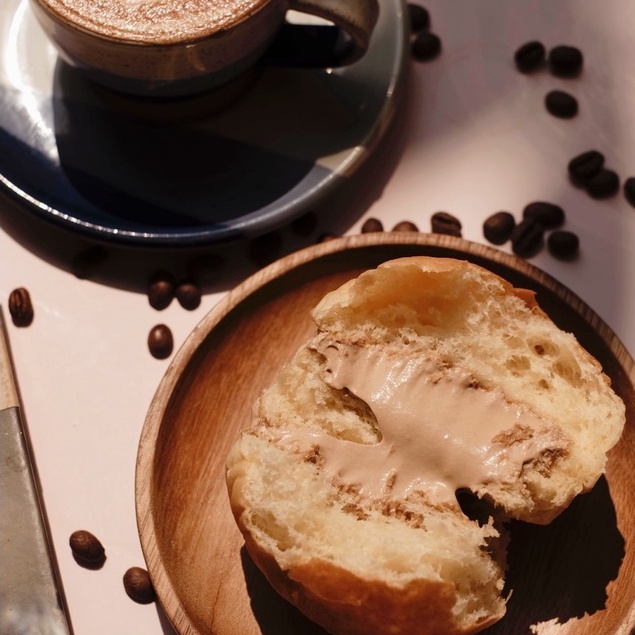 Roti Bunting Salju Kopi Susu-1