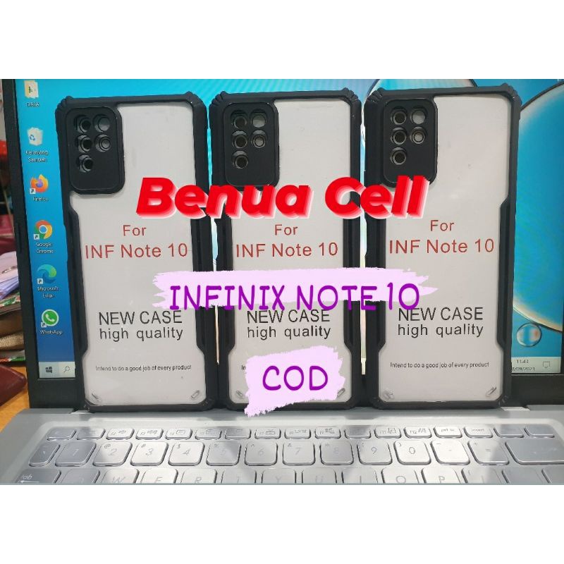 CASE INFINIX NOTE 10 - SOFCASE SHOCKROOP INFINIX NOTE 10