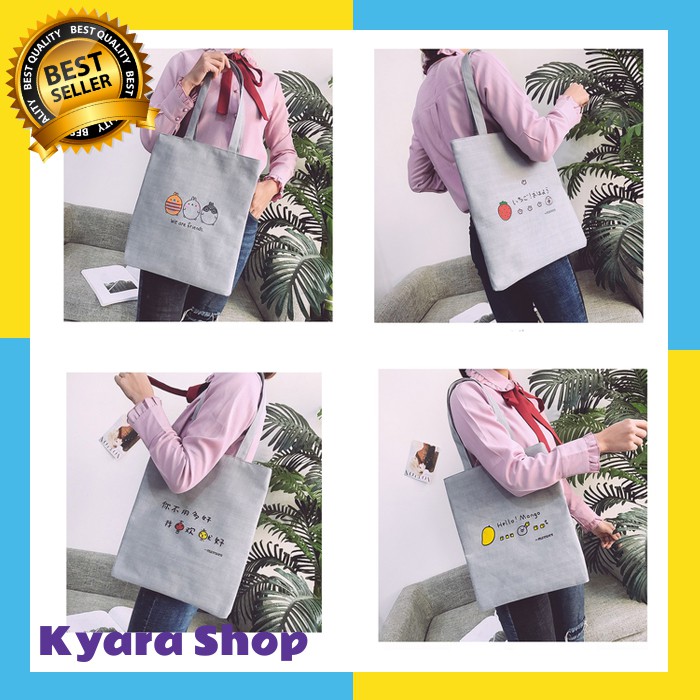 TAS TOTE / TOTE BAG / TAS WANITA / TAS KULIAH / SHOULDER BAG