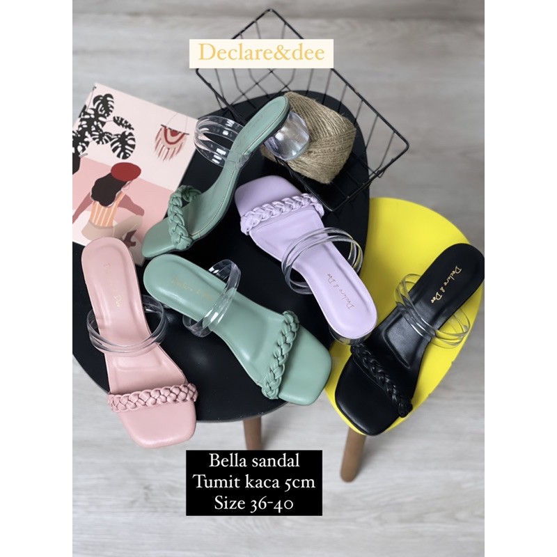 DECLARE&amp;DEE BELLA HEELS KACA 5CM