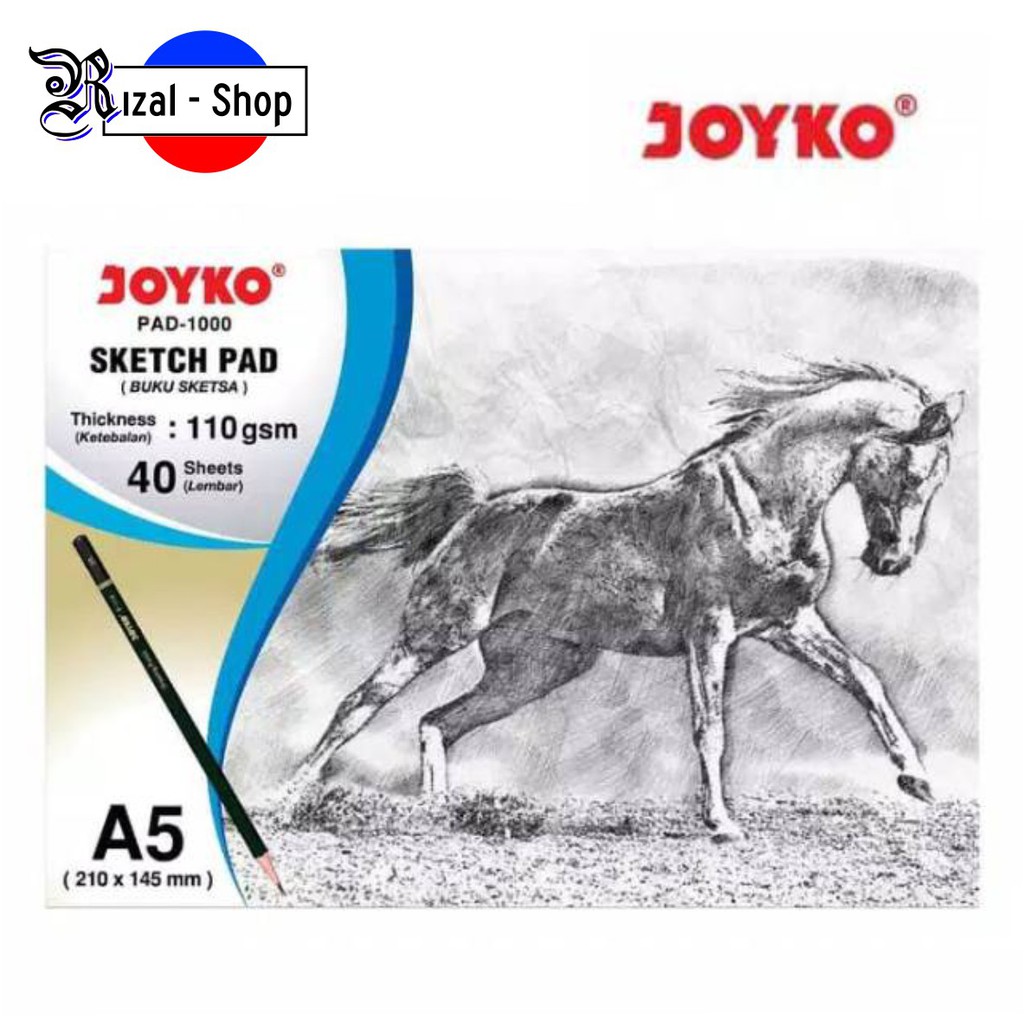 

SKETCH PAD/Buku Sketsa Joyko A5/A4 110 Gsm 40 Sheets
