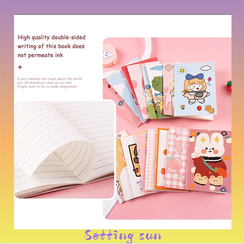 Buku Kecil yang Lucu Perlengkapan Kantor Notepad Alat Tulis Siswa Portable Mini Notebook Notepad TN