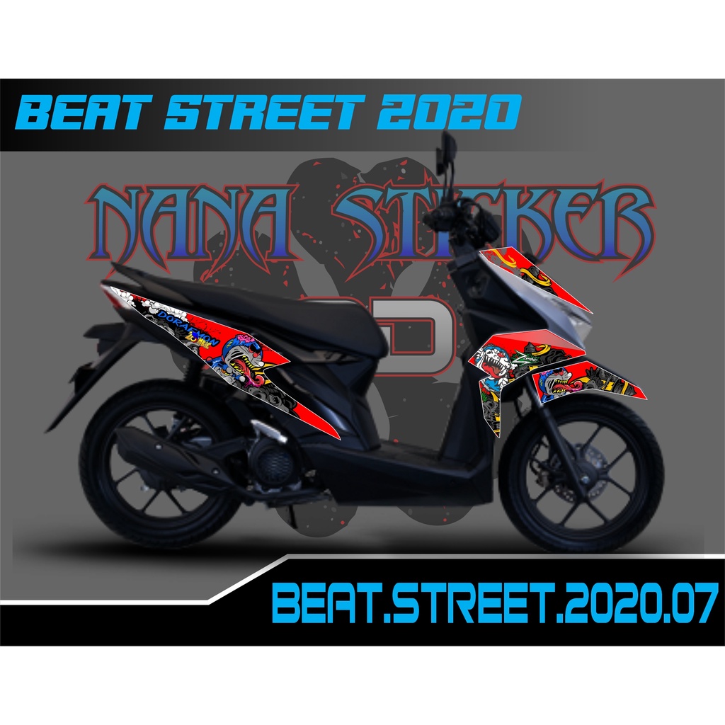 Striping BEAT STREET 2020 - Stiker BEAT 2020 List Variasi Motor STICKER BEAT STREET CODE 07