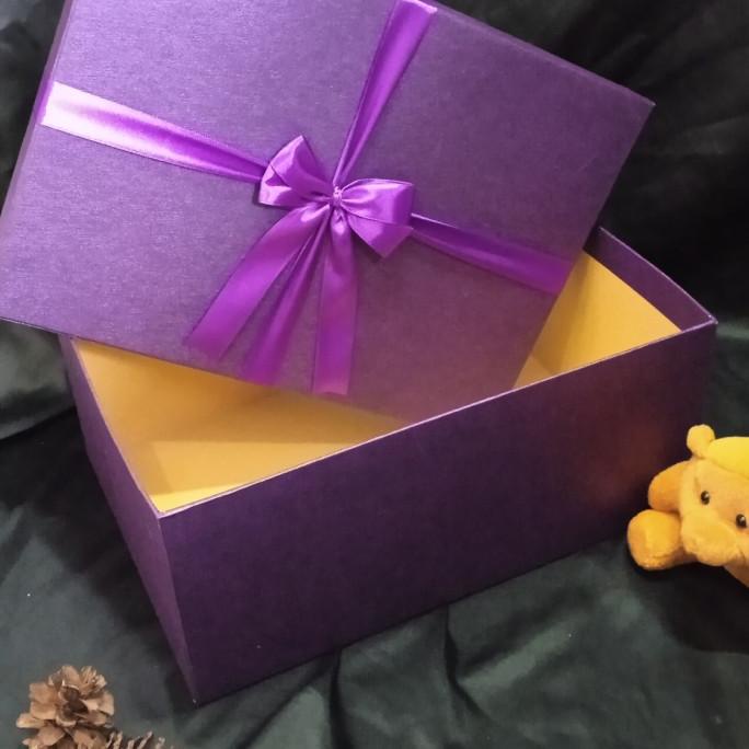 

[COD] Gift Box Premium size 35 25 15 cm UNGU [COD]