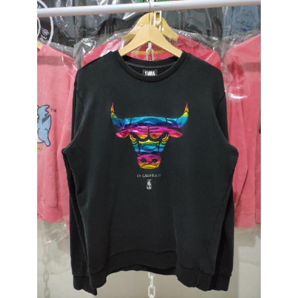 Crewneck Chicago Bulls Rainbow / Chicago Bulls Pelangi