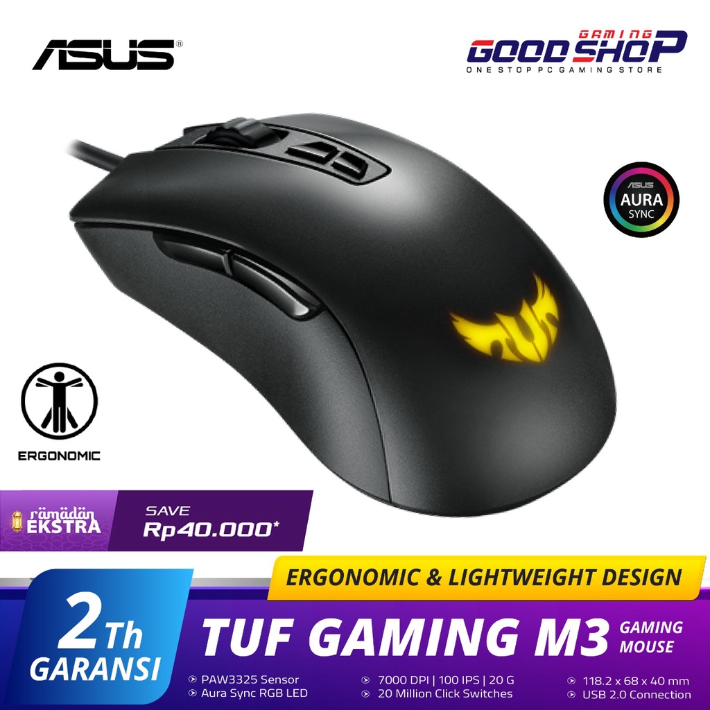 Asus TUF Gaming M3 - Gaming Mouse