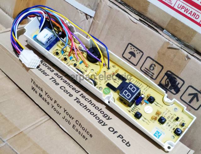 MODUL PCB YM80VT MESIN CUCI SANYO AQUA