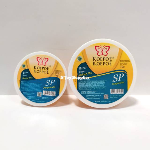 

Koepoe Kupu SP / Bahan Kue SP / Pengemulsi / Baking Mix