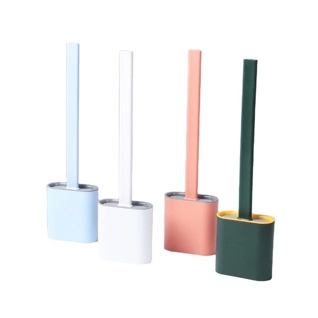 Toilet Brush Silicone-Sikat Pembersih WC Closet Bahan Silikon V2