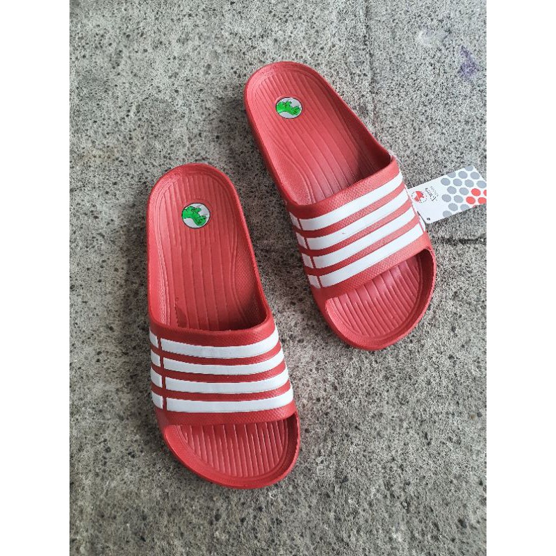 VANCHNEE 731 GARIS SANDAL SELOP LAKI JUMBO LENTUR RINGAN NYAMAN ANTI SLIP