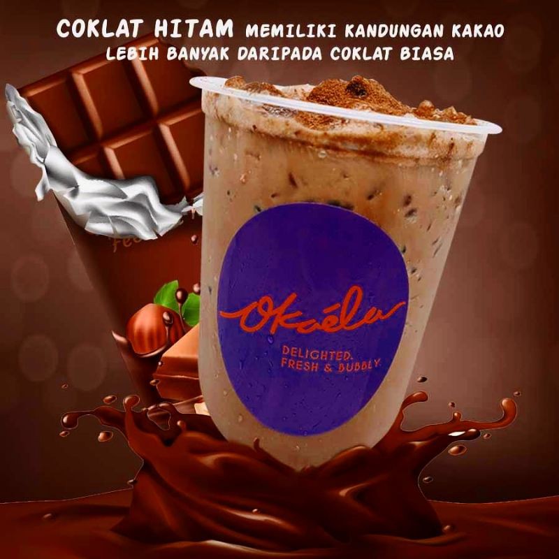 

DARK CHOCOLATE OKAELA KHUSUS GRAB / GOJEK INSTANT AREA JAKARTA