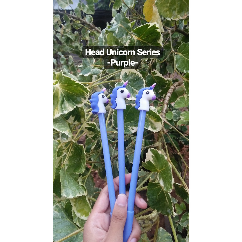 

Pulpen Karakter Head Unicorn Series