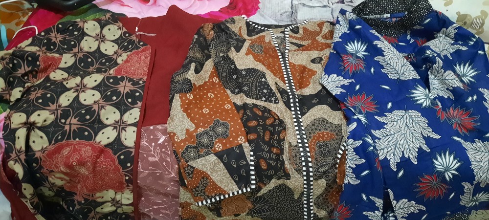 Baju Batik Wanita Modern Monalisa Genes M,l,xl Asli Pekalongan