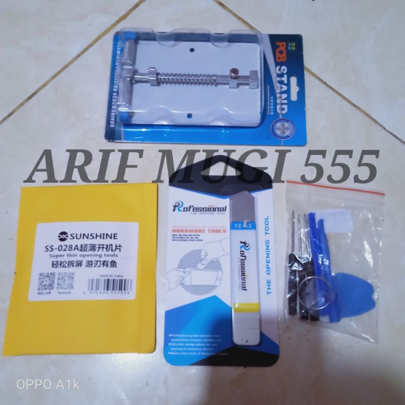 Besi Congkel SS-28A+Besi Congkel TE-03+Obeng 8 in 1+BGA Pcb tools YUJIA Penjepit Lcd