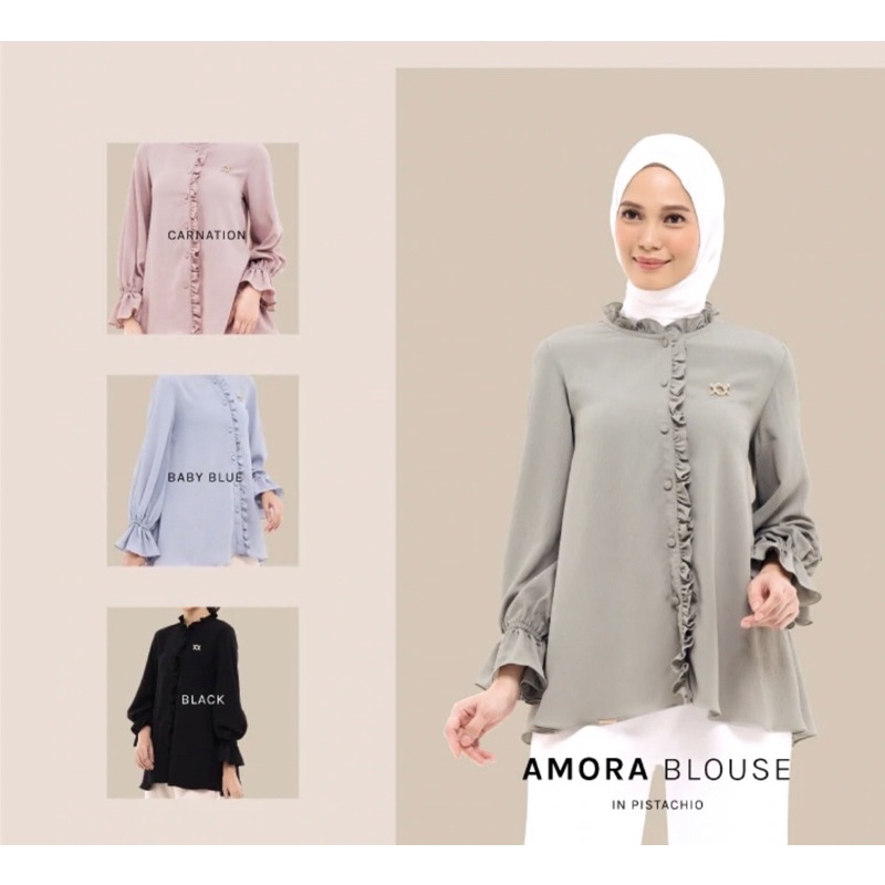 NEW LAUNCHING‼️ AMORA BLOUSE WEARING KLAMBY
