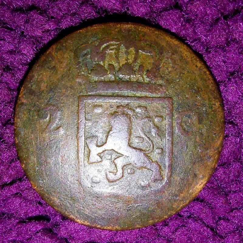 Uang Koin Kuno NEDERLANDSCH INDIE 2 Cent Tahun 1832