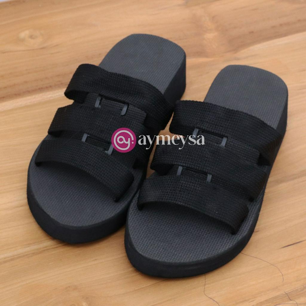 Sandal Wedges Selop Wanita kekinian terbaru model LISA