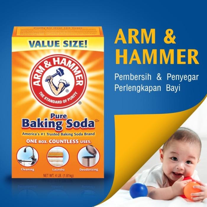 

Baking Soda Asli USA Merk Arm & Hammer Baking Soda 226Gr