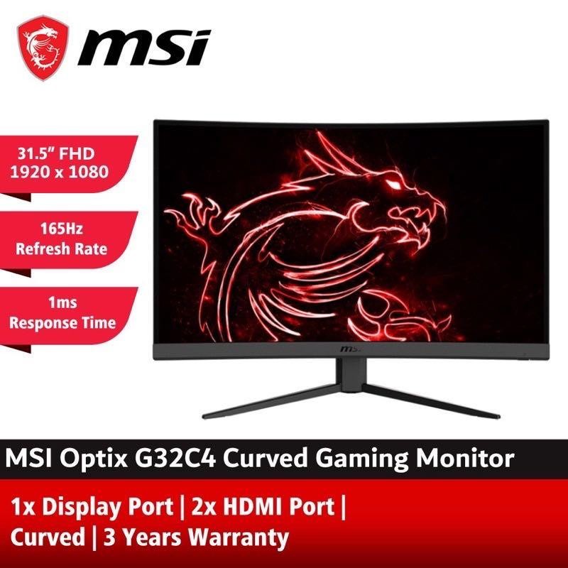 MSI OPTIX G32C4 MONITOR GAMING [1080p, 165Hz]