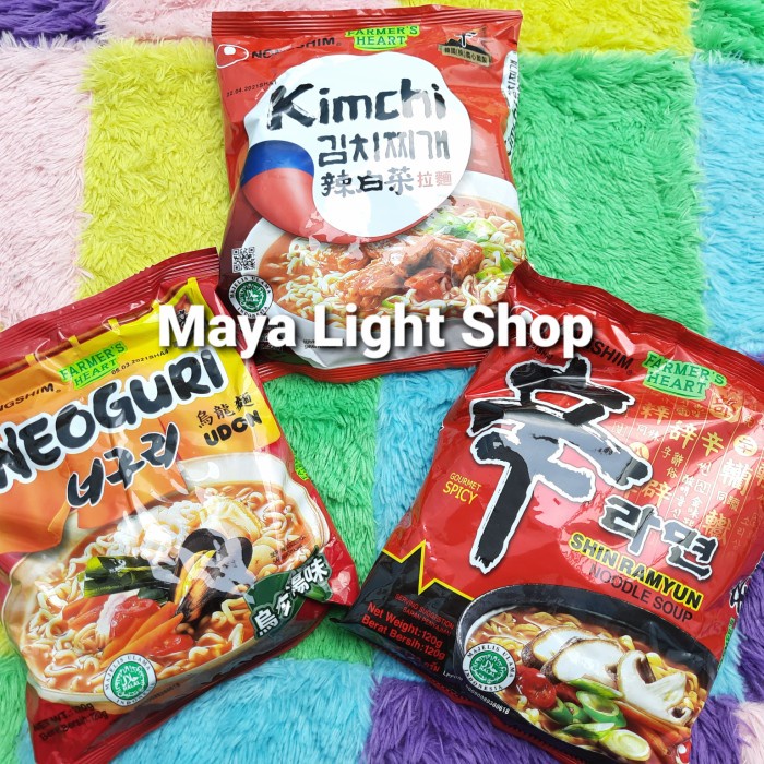 

impor-mie- ramen kuah korea jepang halal mui kimchi shin ramyun udon mikuya - jamur pedas -mie-