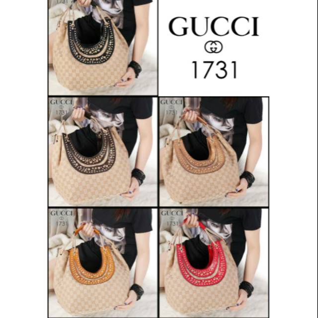 Gucci Studded Fringe Hobo Bag ZM-1731