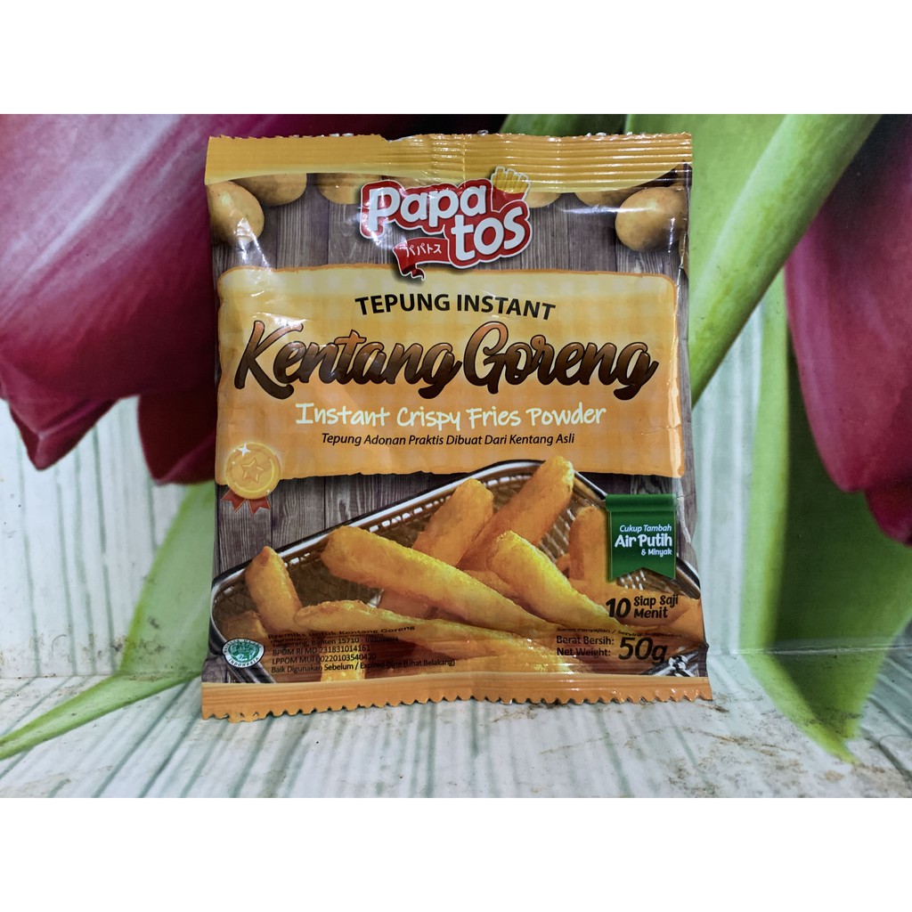 

Tepung Kentang goreng Papatos instant 50gr