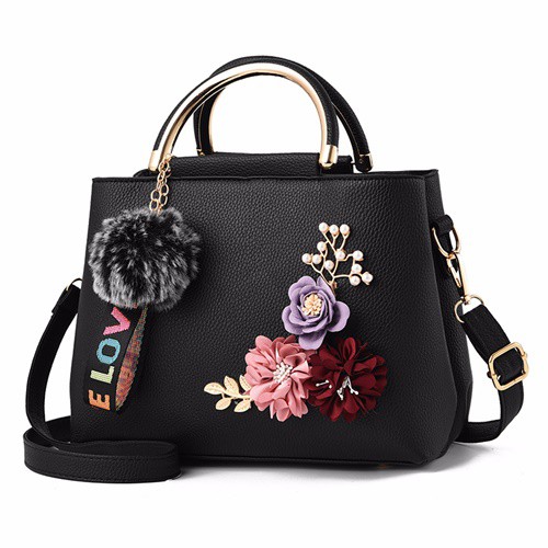 JK 501 1KG MUAT 2PCS TAS SELEMPANG IMPORT MOTIF BUNGA HANDBAG  Y9859 PX348 T161 E348 P8862 P8921