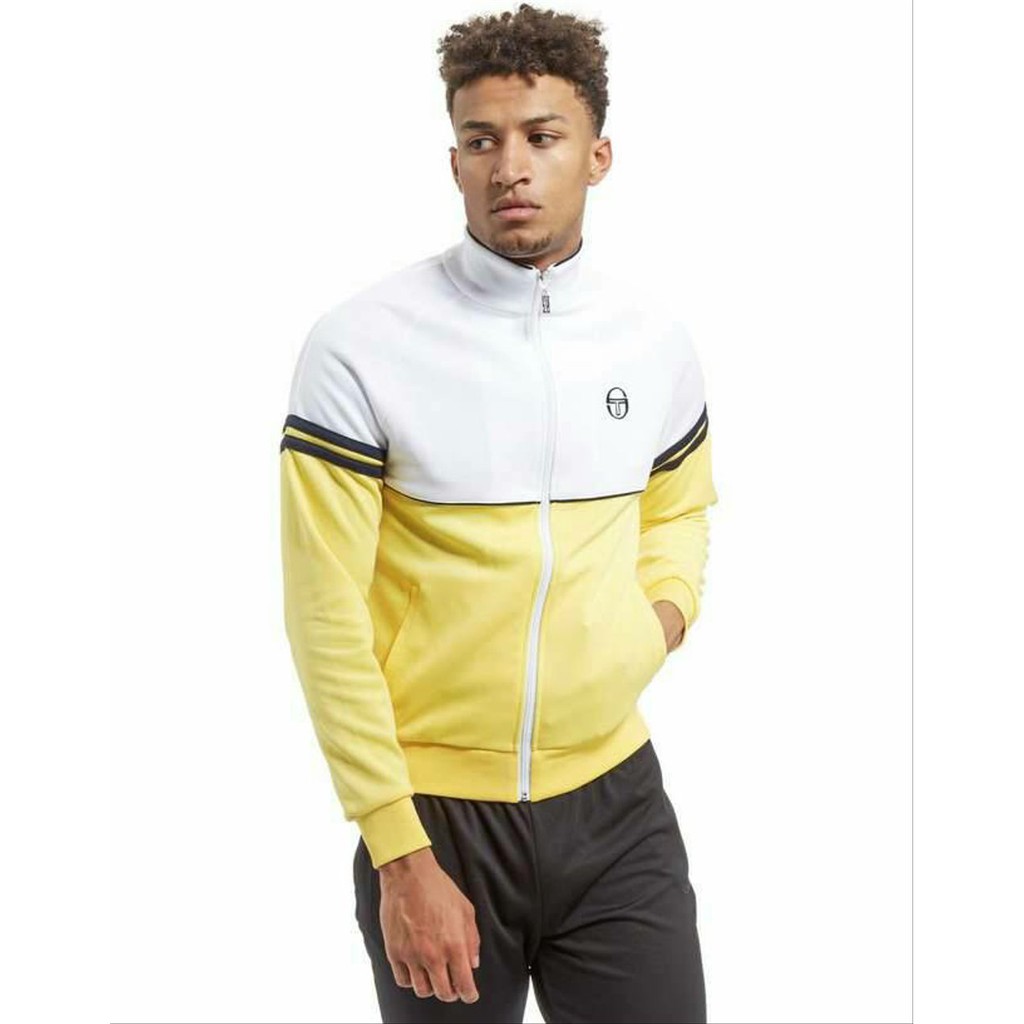 sergio tacchini orion track top yellow