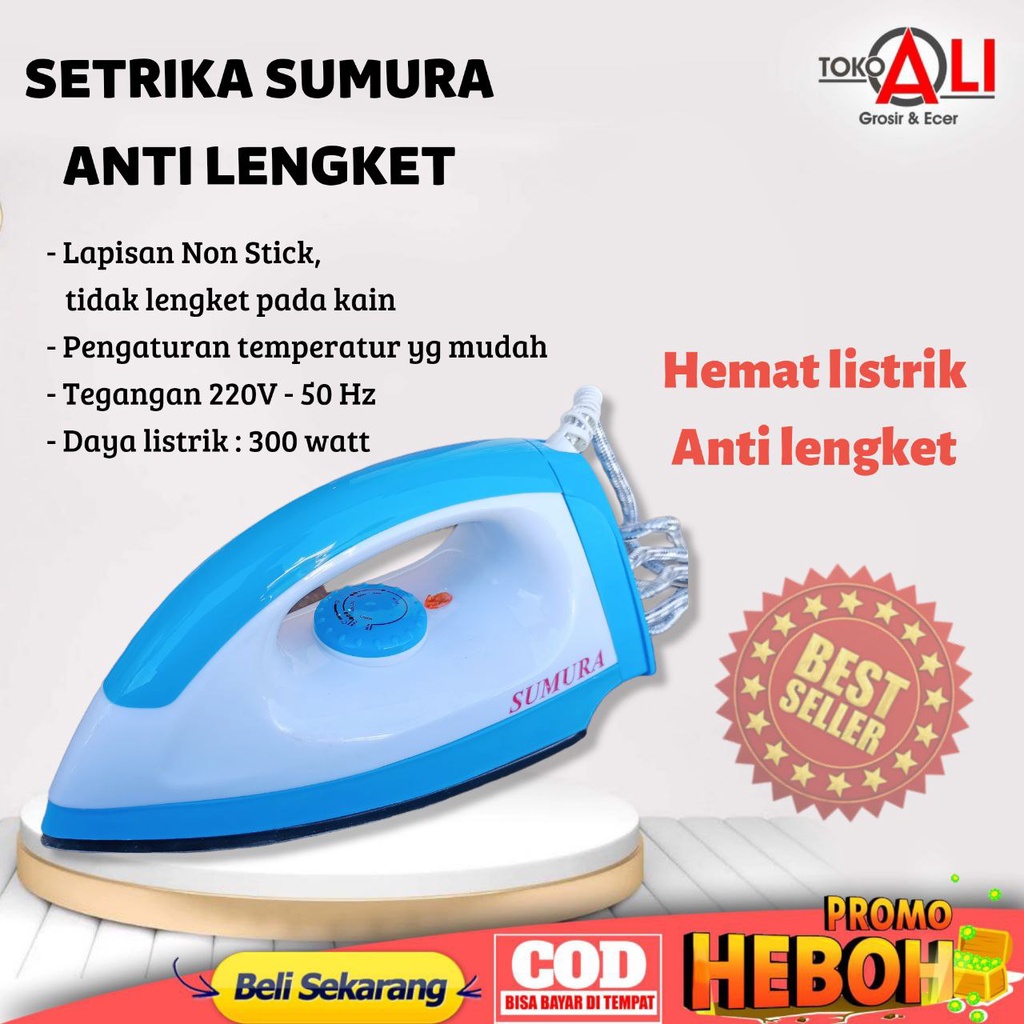 Setrika SUMURA SMR-666 setrika otomatis